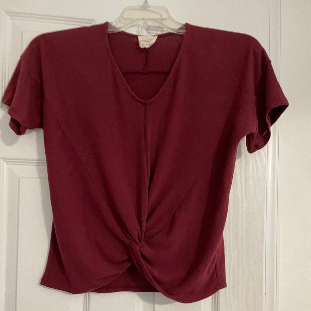 Maroon blouse